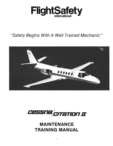 Cessna Citation Ii Maintenance Training Manual Part Cecitation Ii M C